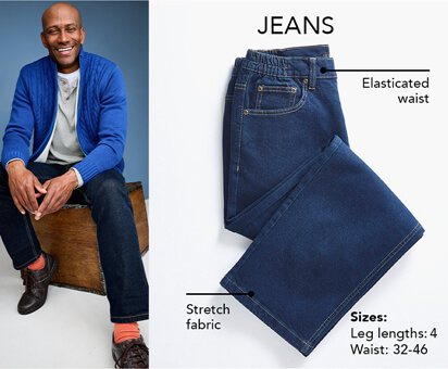 Stretch Waist Denim Jean